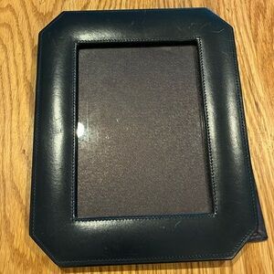Vintage T. Anthony Navy Blue Leather Frame